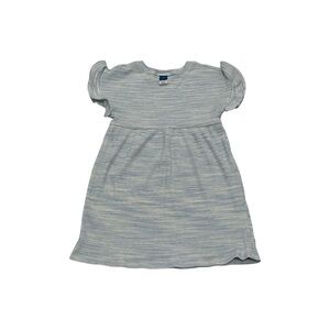 OLD NAVY Toddler Girls Blue Ribbed Dress Size 4T Short Sleeve
